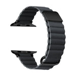 Magnetic Leather Strap Watchband For Apple Watch Series, 7 41mm / 6&SE&5&4 40mm / 3&2&1 38mm, 7 45mm / 6&SE&5&4 44mm / 3&2&1 42mm