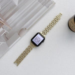 Apple Watchシリーズ用ファイブバーツライプステンレススチールストラップバンド、7 41mm / 6&SE&5&4 40mm / 3&2&1 38mm、7 45mm / 6&SE&5&4 44mm / 3&2&1 42mm