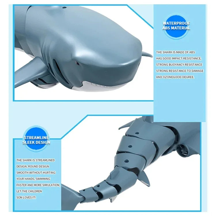 MoFun H151-1 2.4G 4チャンネルリモコン防水シミュレーションシャーク、H151-1