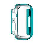 電気めっき耐衝撃PC保護ケースと強化ガラスフィルム、Apple Watchシリーズ9 / 8 / 7 41mm用、Apple Watchシリーズ9 / 8 / 7 45mm用