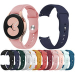 Samsung Galaxy Watch4 40&44mm / Watch4 Classic 42&46mm用シリコンリバースバックルウォッチバンド