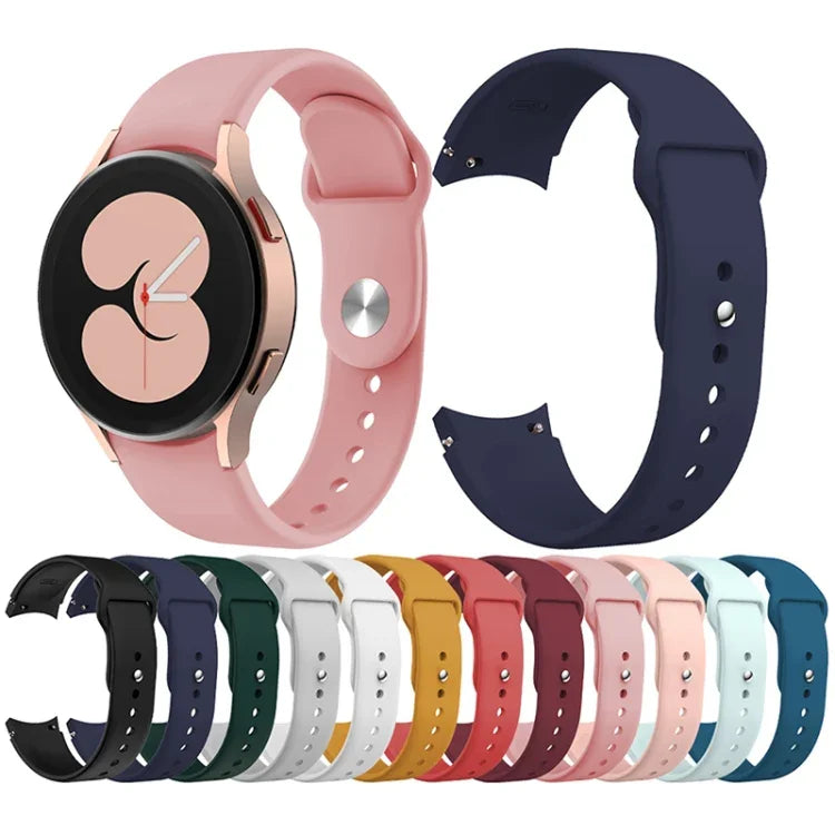 Samsung Galaxy Watch4 40&44mm / Watch4 Classic 42&46mm用シリコンリバースバックルウォッチバンド