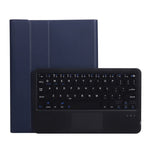 A07B-A ラムスキンテクスチャ スクエアキーキャップ Bluetoothキーボードレザーケース タッチコントロール付き iPad用 iPad 9.7 2018 & 2017 / Pro 9.7インチ / Air 2 / iPad Pro 10.5インチ / 10.2 2021 & 2020 & 2019 / Air 3対応
