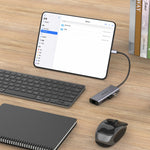 amalink 95122D Type-C / USB-C to RJ45 + 2ポートUSB + PD 3.0 多機能ハブ、95122D