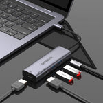 amalink 95126 Type-C / USB-C to デュアルHDMI + 2ポートUSB + PD 3.0 多機能ハブ、95126