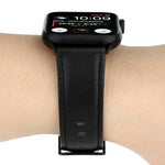 オイルワックスクレイジーホーステクスチャ本革ストラップ、Apple Watch Series対応、Apple Watch Series 5対応