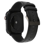 オイルワックスクレイジーホーステクスチャ本革ストラップ、Apple Watch Series対応、Apple Watch Series 5対応