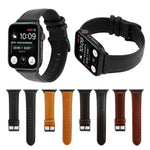 オイルワックスクレイジーホーステクスチャ本革ストラップ、Apple Watch Series対応、Apple Watch Series 5対応