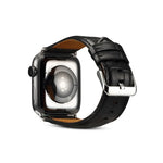 カウハイド クロコダイルテクスチャーストラップバンド、Apple Watchシリーズ用、Apple Watchシリーズ5用