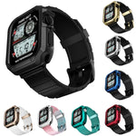 シリコンウォッチバンド＋ウォッチケースセット、Apple Watchシリーズ9 / 8 / 7 41mm用、Apple Watchシリーズ9 / 8 / 7 45mm用