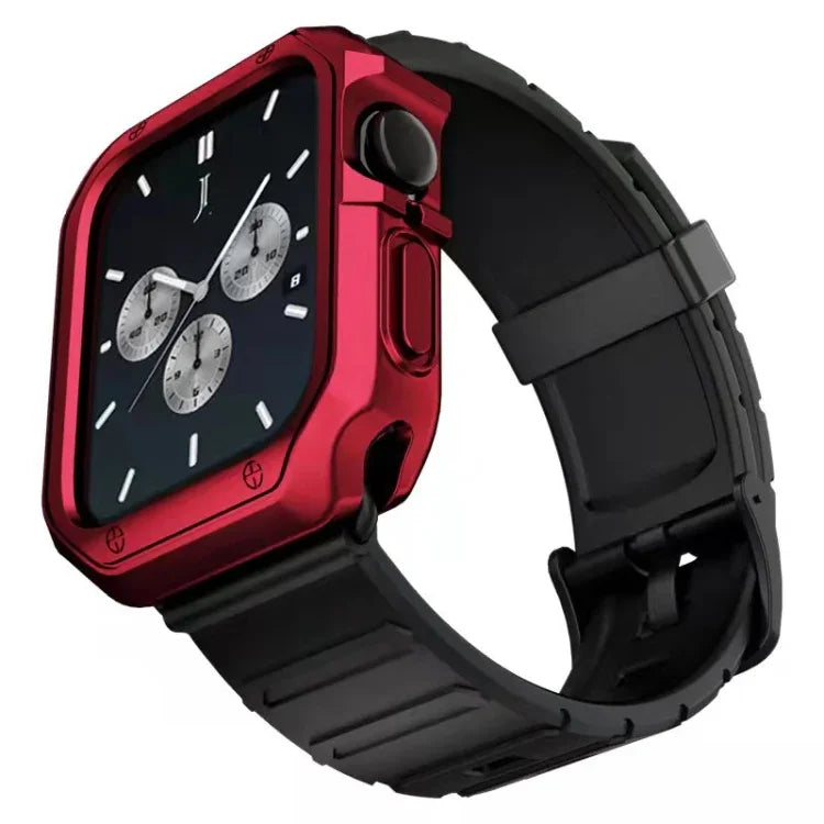 シリコンウォッチバンド＋ウォッチケースセット、Apple Watchシリーズ9 / 8 / 7 41mm用、Apple Watchシリーズ9 / 8 / 7 45mm用