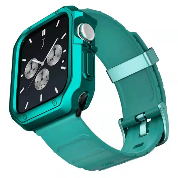 シリコンウォッチバンド＋ウォッチケースセット、Apple Watchシリーズ9 / 8 / 7 41mm用、Apple Watchシリーズ9 / 8 / 7 45mm用