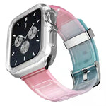 シリコンウォッチバンド＋ウォッチケースセット、Apple Watchシリーズ9 / 8 / 7 41mm用、Apple Watchシリーズ9 / 8 / 7 45mm用