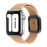 ブラックバックルシリコンウォッチバンド、Apple Watch Series 7 41mm / 6&SE&5&4 40mm / 3&2&1 38mm用