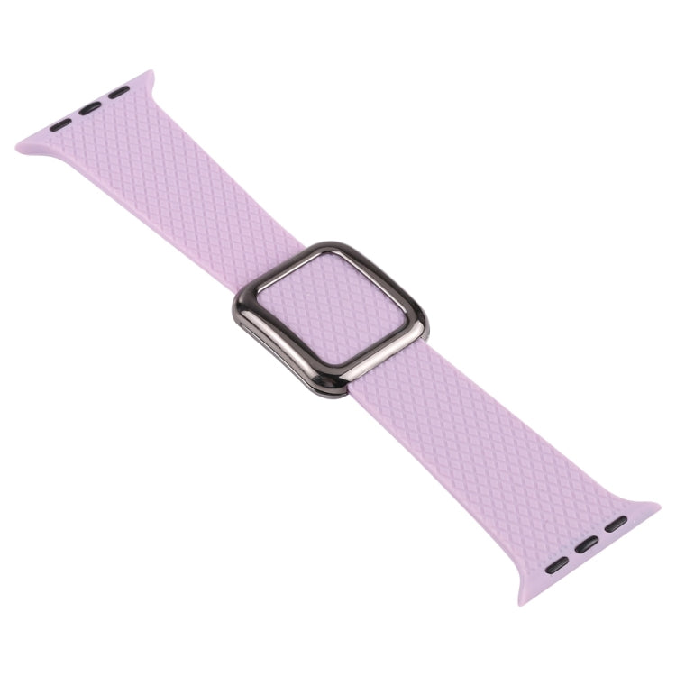 ブラックバックルシリコンウォッチバンド、Apple Watch Series 7 41mm / 6&SE&5&4 40mm / 3&2&1 38mm用