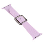 ブラックバックルシリコンウォッチバンド、Apple Watch Series 7 41mm / 6&SE&5&4 40mm / 3&2&1 38mm用