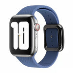 Apple Watchシリーズ用ブラックバックルシリコンウォッチバンド、7 45mm / 6&SE&5&4 44mm / 3&2&1 42mm