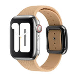 Apple Watchシリーズ用ブラックバックルシリコンウォッチバンド、7 45mm / 6&SE&5&4 44mm / 3&2&1 42mm