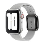 Apple Watchシリーズ用ブラックバックルシリコンウォッチバンド、7 45mm / 6&SE&5&4 44mm / 3&2&1 42mm