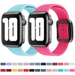Apple Watchシリーズ用ブラックバックルシリコンウォッチバンド、7 45mm / 6&SE&5&4 44mm / 3&2&1 42mm