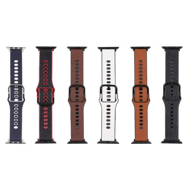Apple Watchシリーズ用ライチTPUウォッチバンド、7 41mm / 6&SE&5&4 40mm / 3&2&1 38mm、7 45mm / 6&SE&5&4 44mm / 3&2&1 42mm