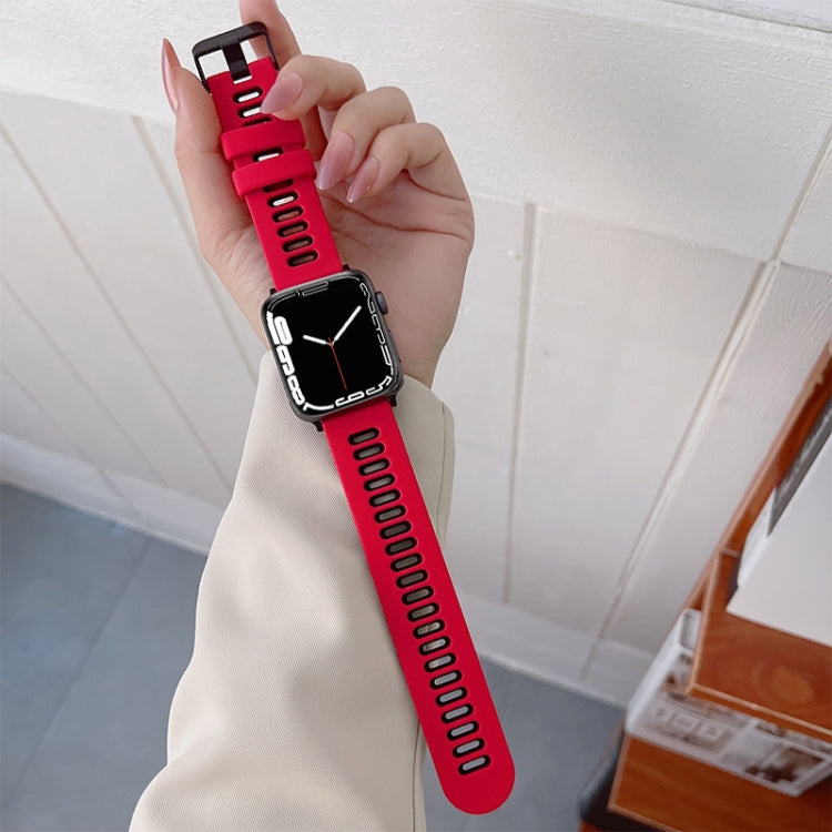 Apple Watch シリーズ用シリコンウォッチバンド、7 41mm / 6&SE&5&4 40mm / 3&2&1 38mm、7 45mm / 6&SE&5&4 44mm / 3&2&1 42mm