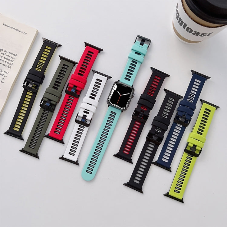 Apple Watch シリーズ用シリコンウォッチバンド、7 41mm / 6&SE&5&4 40mm / 3&2&1 38mm、7 45mm / 6&SE&5&4 44mm / 3&2&1 42mm