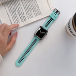 Apple Watch シリーズ用シリコンウォッチバンド、7 41mm / 6&SE&5&4 40mm / 3&2&1 38mm、7 45mm / 6&SE&5&4 44mm / 3&2&1 42mm