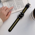 Apple Watch シリーズ用シリコンウォッチバンド、7 41mm / 6&SE&5&4 40mm / 3&2&1 38mm、7 45mm / 6&SE&5&4 44mm / 3&2&1 42mm
