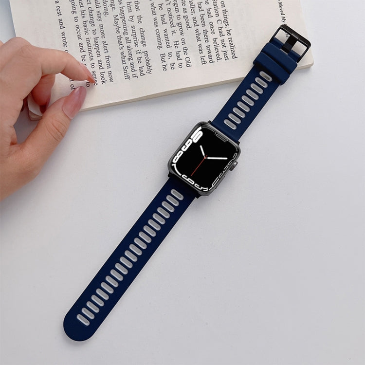 Apple Watch シリーズ用シリコンウォッチバンド、7 41mm / 6&SE&5&4 40mm / 3&2&1 38mm、7 45mm / 6&SE&5&4 44mm / 3&2&1 42mm