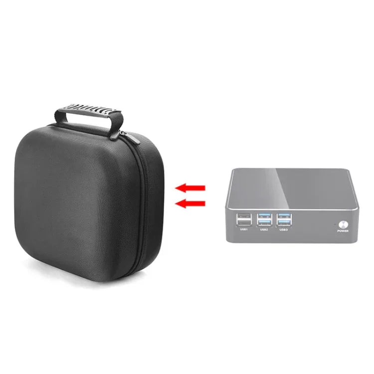 ミニPC保護収納バッグ、YINGCHI用、Intel NUC 7i7BNH/7i3BNK用、MSI Cubi N/2 N5000用、TIANHONG Q3-Ti7用、Topfeel T80M用、Lenovo ThinkCentre M710Q用、ASUS PN40用、HEDY ABOX N20用、HP 600G1 DM用、ASUS VivoMini UN62用