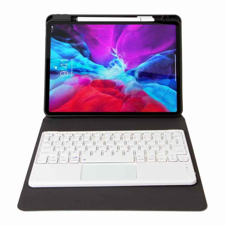 H-102C タッチBluetoothキーボードレザーケース 背面三つ折りホルダー付き iPad 10.2 2020 & 2019 / Pro 10.5インチ用