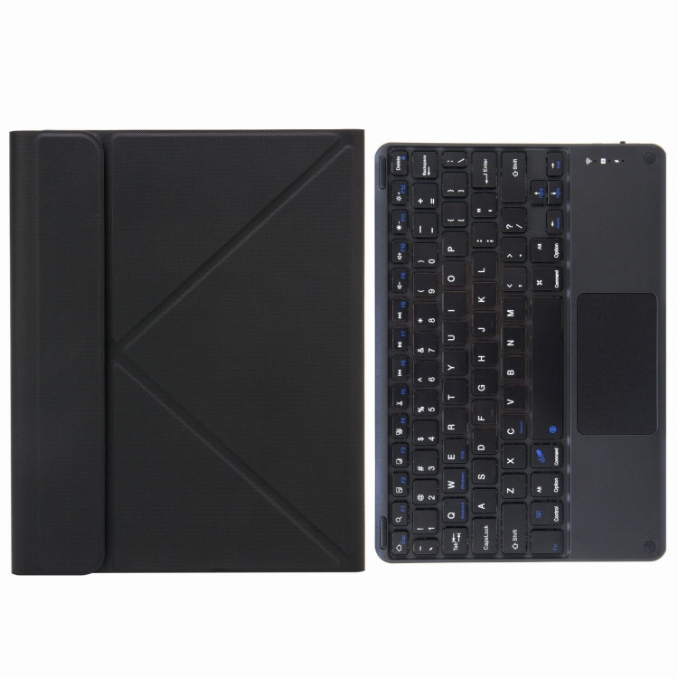 H-102C タッチBluetoothキーボードレザーケース 背面三つ折りホルダー付き iPad 10.2 2020 & 2019 / Pro 10.5インチ用