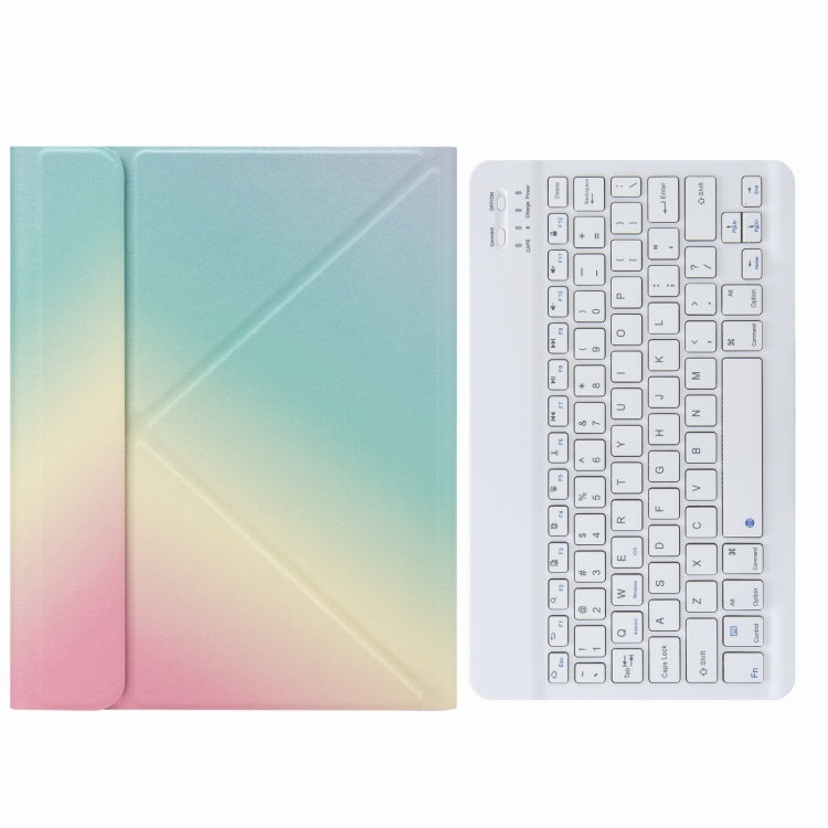 H-102 Bluetoothキーボードレザーケース 後部三つ折りホルダー付き、iPad 10.2 2020 & 2019 / Pro 10.5インチ用、iPad 9.7 2018 & 2017用、iPad Pro 11インチ 2021 & 2020 & 2018 / Air 2020 10.9用