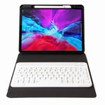 H-102 Bluetoothキーボードレザーケース 後部三つ折りホルダー付き、iPad 10.2 2020 & 2019 / Pro 10.5インチ用、iPad 9.7 2018 & 2017用、iPad Pro 11インチ 2021 & 2020 & 2018 / Air 2020 10.9用