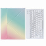 H-102 Bluetoothキーボードレザーケース 後部三つ折りホルダー付き、iPad 10.2 2020 & 2019 / Pro 10.5インチ用、iPad 9.7 2018 & 2017用、iPad Pro 11インチ 2021 & 2020 & 2018 / Air 2020 10.9用