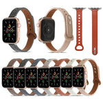 Apple Watchシリーズ用ダブルリベットレザーストラップバンド、7 41mm / 6&SE&5&4 40mm / 3&2&1 38mm、7 45mm / 6&SE&5&4 44mm / 3&2&1 42mm