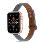 Apple Watchシリーズ用ダブルリベットレザーストラップバンド、7 41mm / 6&SE&5&4 40mm / 3&2&1 38mm、7 45mm / 6&SE&5&4 44mm / 3&2&1 42mm