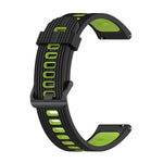 Two-color Stripe Silicone Watchband, For Amazfit GTR 3/GTR 3 Pro/GTR 2, For Huawei Watch GT3 46mm