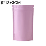 100枚セット マットアルミホイルスナックスタンドアップパウチ、8x12+3cm、9x13+3cm、10x15+3cm、12x20+4cm