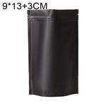 100枚セット マットアルミホイルスナックスタンドアップパウチ、8x12+3cm、9x13+3cm、10x15+3cm、12x20+4cm