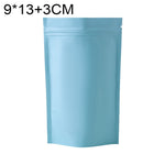 100枚セット マットアルミホイルスナックスタンドアップパウチ、8x12+3cm、9x13+3cm、10x15+3cm、12x20+4cm