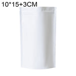 100枚セット マットアルミホイルスナックスタンドアップパウチ、8x12+3cm、9x13+3cm、10x15+3cm、12x20+4cm