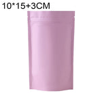 100枚セット マットアルミホイルスナックスタンドアップパウチ、8x12+3cm、9x13+3cm、10x15+3cm、12x20+4cm