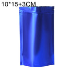 100枚セット マットアルミホイルスナックスタンドアップパウチ、8x12+3cm、9x13+3cm、10x15+3cm、12x20+4cm