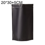 100 PCS/Set Matte Aluminum Foil Snack Stand-up Pouch, 20x30+5cm