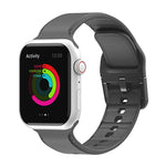 Silicone Watchband For Apple Watch Series, 7 45mm / 6&SE&5&4 44mm / 3&2&1 42mm