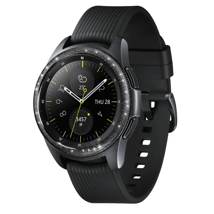 グリッターパウダーステンレススチールベゼルリング、Samsung Galaxy Watch 42mm用