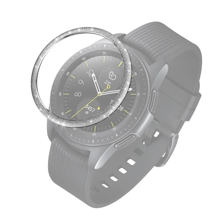 グリッターパウダーステンレススチールベゼルリング、Samsung Galaxy Watch 42mm用
