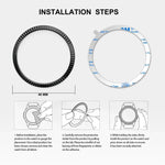 Batch Flower Stainless Steel Bezel Ring, For Samsung Galaxy Watch 46mm